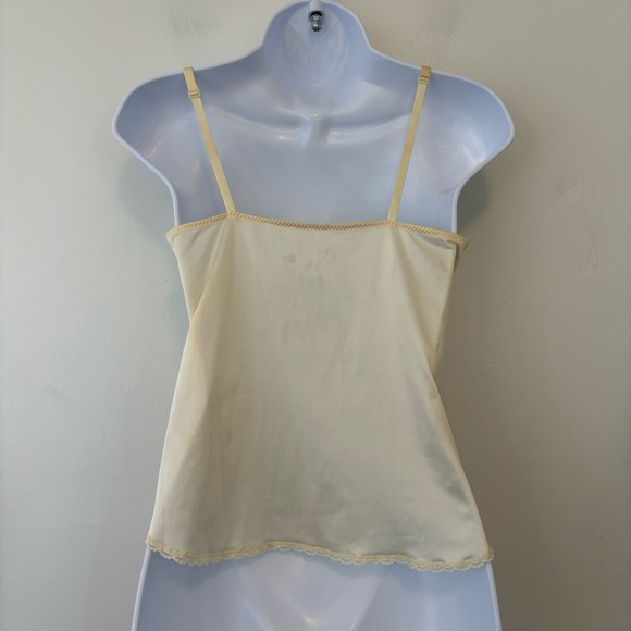 Vintage JC Penney nylon and lace camisole size 32 ivory - Picture 5 of 7